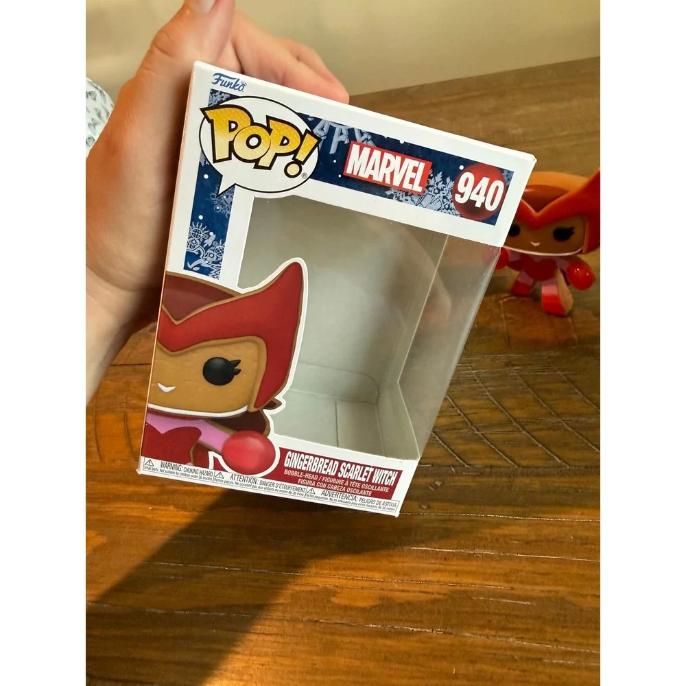 LOT Funko Pop Marvel Gingerbread Holiday Thor Thanos Scarlet Witch‎ Panther MCU